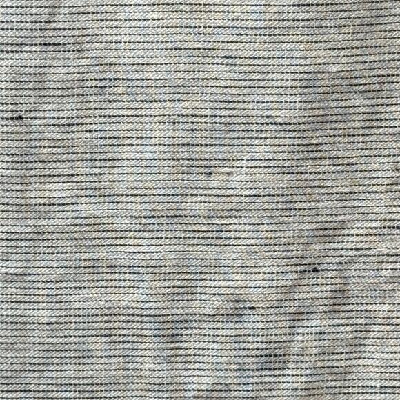 Eileen Fisher Organic Linen Scoop Neck Shift Dress Black White Stripes Women L - Picture 4 of 7